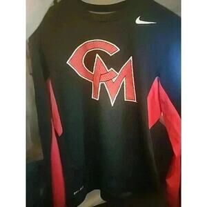 Nike Dri-Fit Shirt Mens Medium Central Missouri Mo the Mule Golf Sports‎